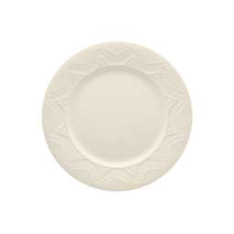 PLATO POSTRE 20 CMS SERENA CREAM